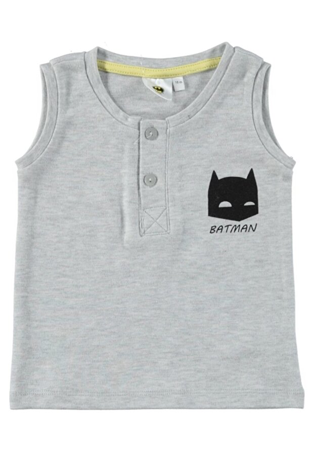 Batman Patterned Baby Tank Top - 1
