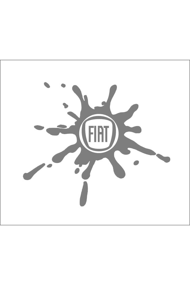 Fiat Fuel Tank Cap Sticker (13x10 cm) 00904