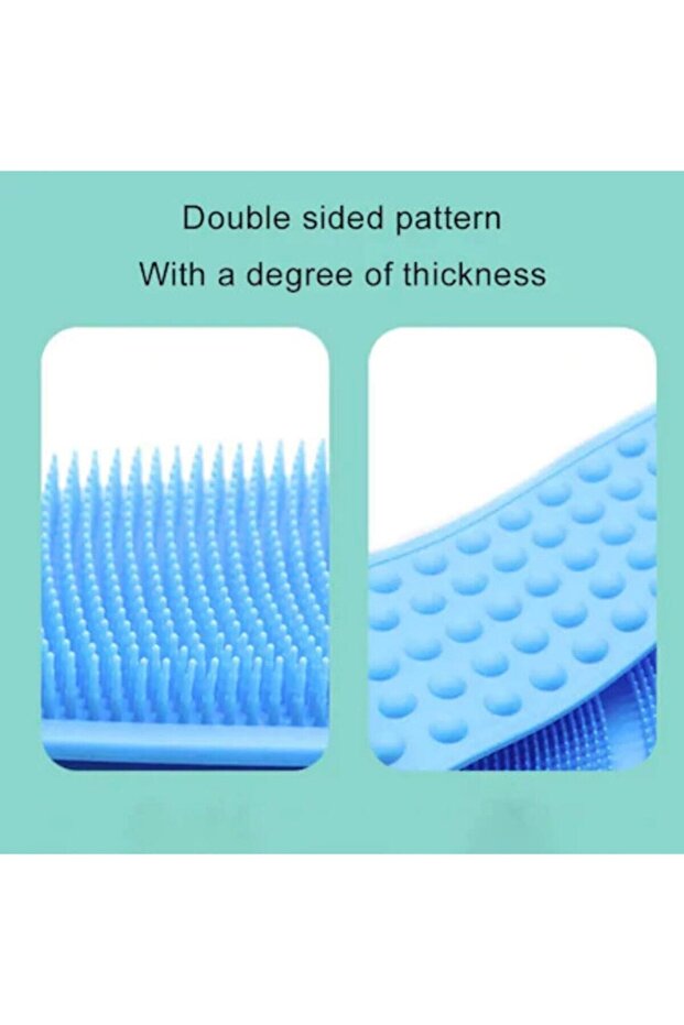 مقشر للظهر للحمام مزدوج الجوانب 70 سم - 4