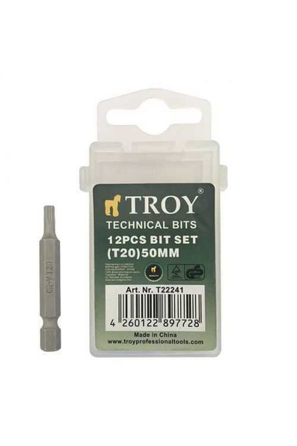 22241 Torx Bits Uç Seti (t20x50mm, 12 Adet) - 1