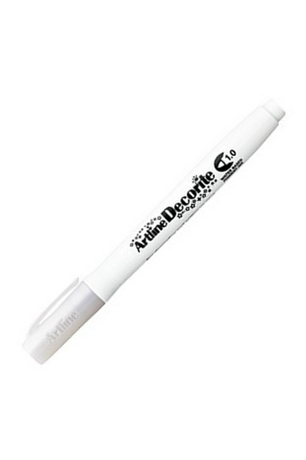 Marker permanent Decorite alb ARTLINE