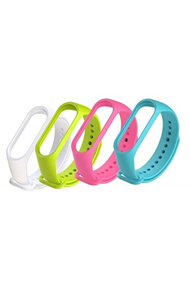 مجموعة حبل سيليكون Xiaomi Mi Band 3-4 مكونة من 4 قطع