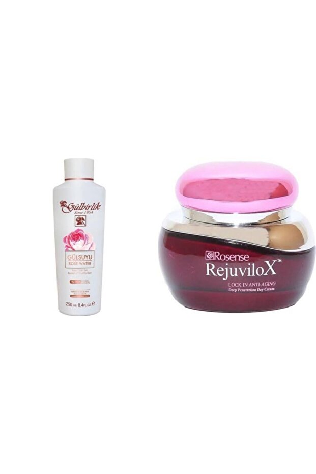 Rejuvilox Anti-Wrinkle Gel Cream for Day Use with Gülbirlik Rose Water