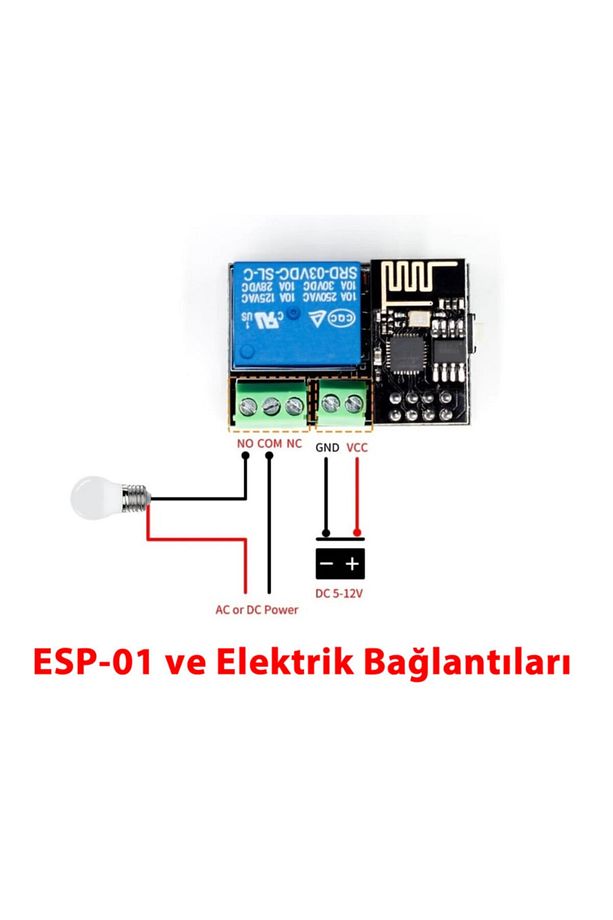 Esp8266 5v Wifi Röle Modülü Srd-03vdc-sl-c - 8