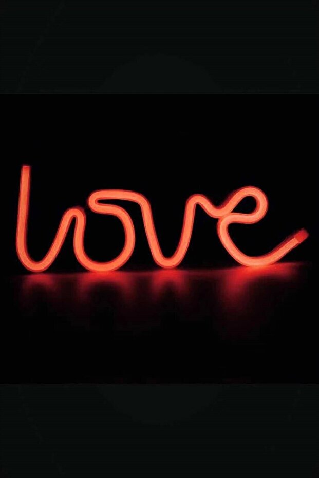 Neon Love Kırmızı - 1