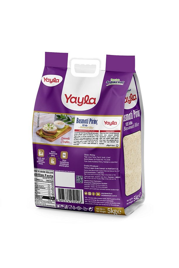Basmati Pirinç 1121 Sella 5 KG x 4 Adet (TOPLAM 20 KG) - 2