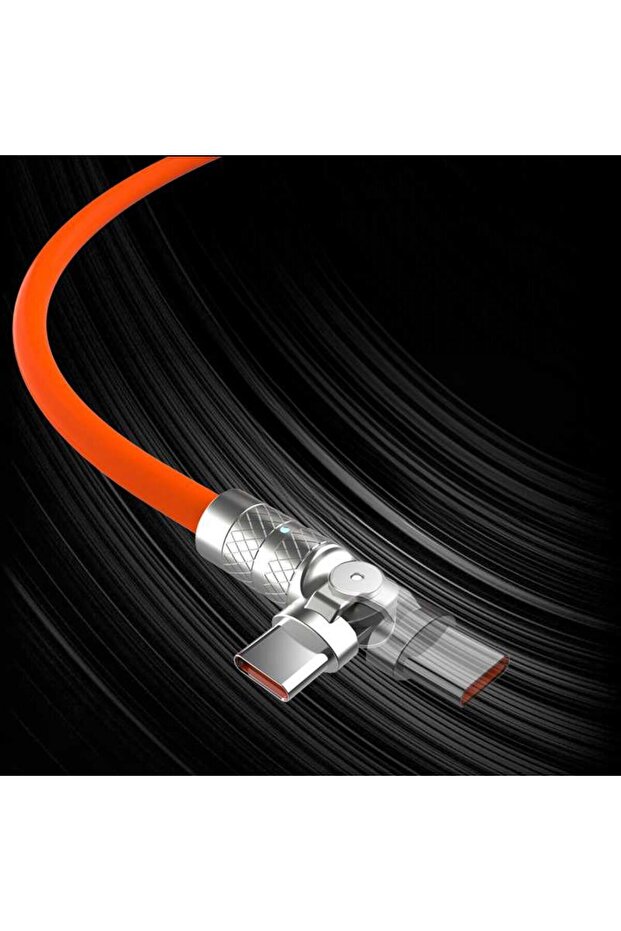 Mio UC100 USB-C To USB-C 100W 180° Dönebilen 480Mbps Ultra Hızlı Şarj ve Data Kablosu 1,2METRE - 6