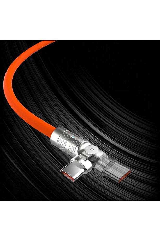 Mio UC100 USB-C To USB-C 100W 180° Dönebilen 480Mbps Ultra Hızlı Şarj ve Data Kablosu 1,2METRE - 7