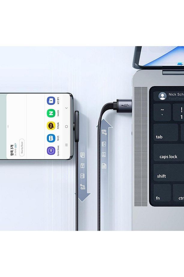 Ca-3340 Type-c 100w 90° Açılı Hızlı Şarj & Data Kablosu 6a 1.2m - 3