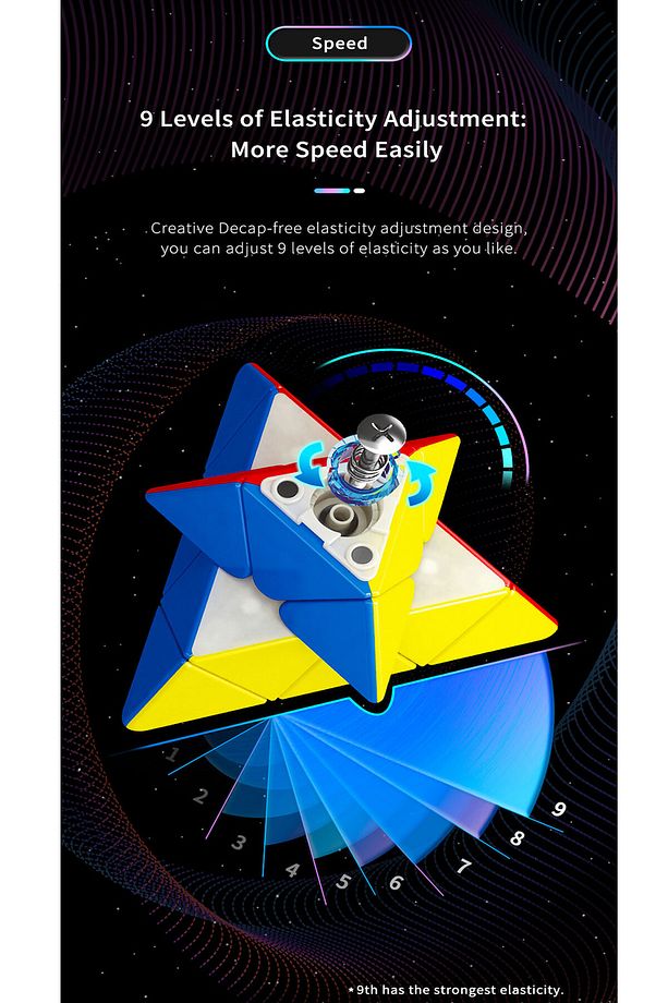 Moyu RSM Pyraminx Mıknatıslı Manyetik Zeka Küpü Akıl Küpü Küp - 6