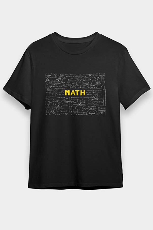 Math Blackboard Formulas Black Unisex Kids T-Shirt T-Shirt