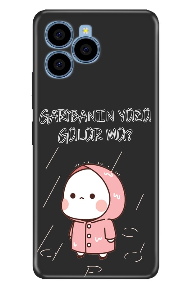 X6 Compatible Case Illustrated Printed Nano Silicone Poor Man's Face