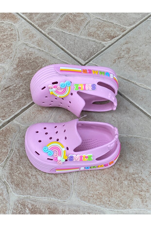 Non-Slip Light Sole Figured Luxury Children's Sandals Sea Pool Slippers