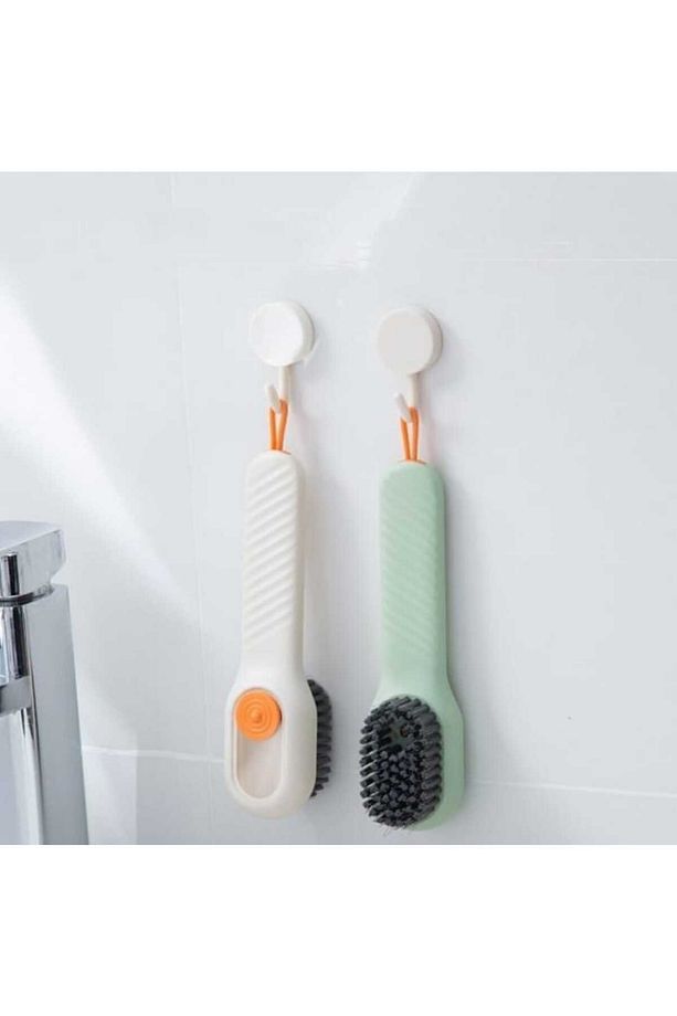 Deterjan Hazneli Süet Bot Nubuk Ayakkabı Temizleme Fırçası Mutfak Banyo Fırçası Çok Amaç - 3