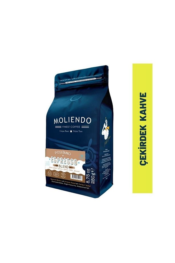 Positano Espresso Blend Kahve (Çekirdek Kahve) 250 g - 1