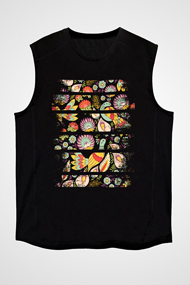 Cuckoo Bird Black Unisex Sleeveless T-Shirt Cut Sleeve T-Shirt