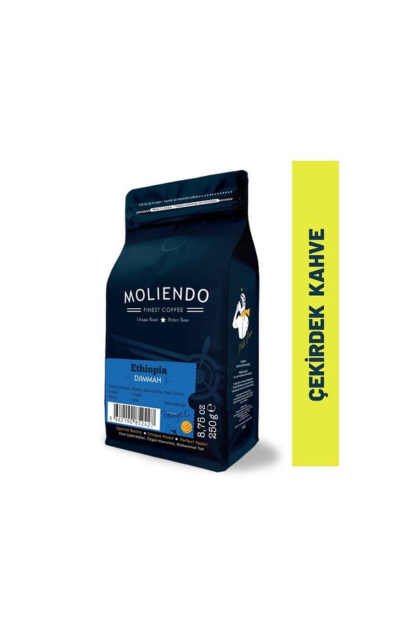 Ethiopia Djimmah Yöresel Kahve (Çekirdek Kahve) 250 g - 1