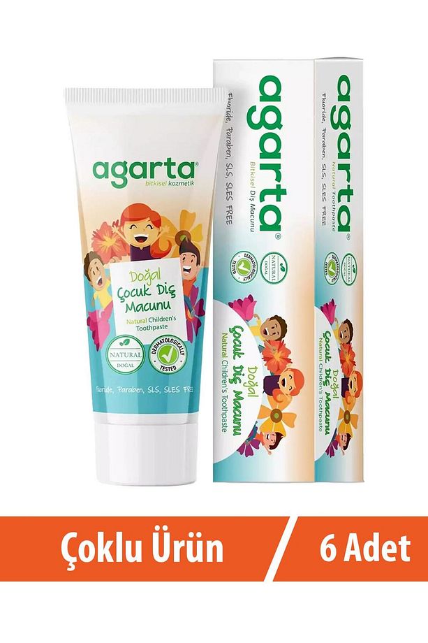 Çoçuk Diş Macunu 6x75 ml - 1
