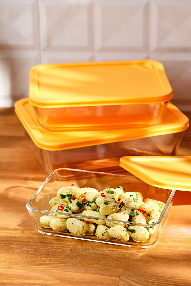 مجموعة تخزين البورسليكات المكونة من 3 قطع من ديزي - 3