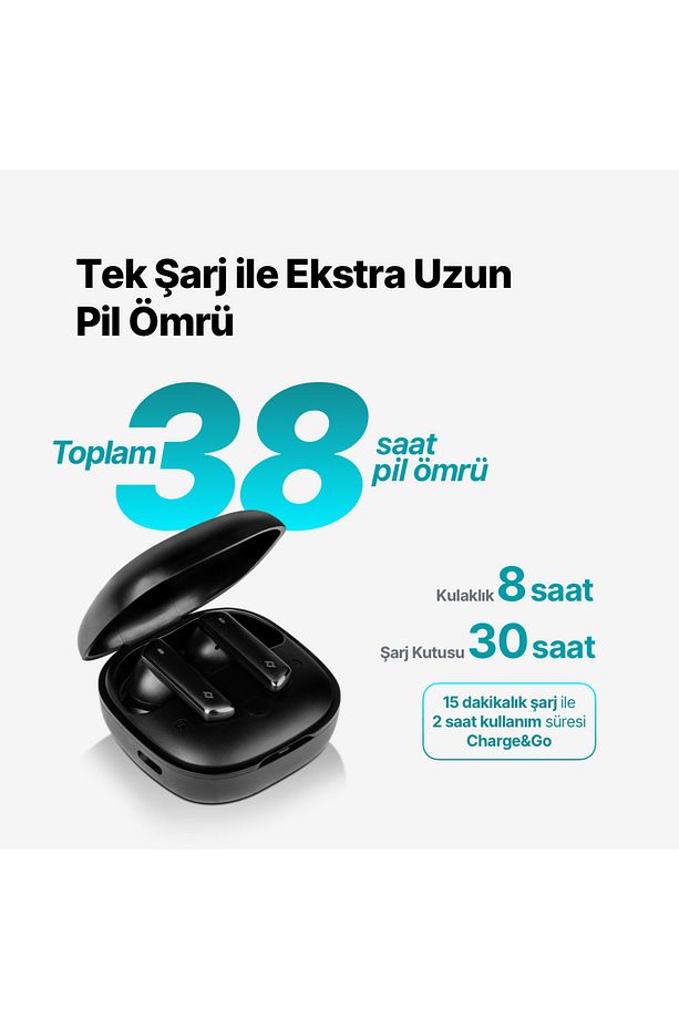 AirBeat Pro Max ANC Gerçek Kablosuz TWS Bluetooth Kulaklık - 6