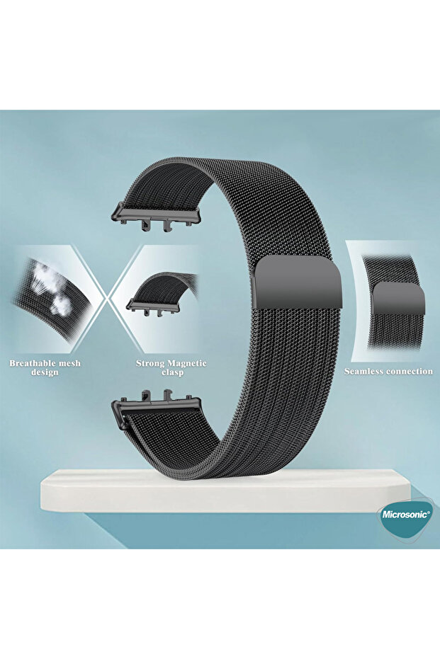 Samsung Galaxy Fit 3 Milanese Loop Kordon Gold - 4