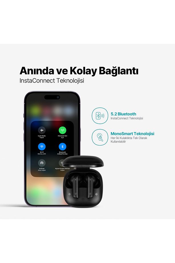 AirBeat Pro Max ANC Gerçek Kablosuz TWS Bluetooth Kulaklık - 8