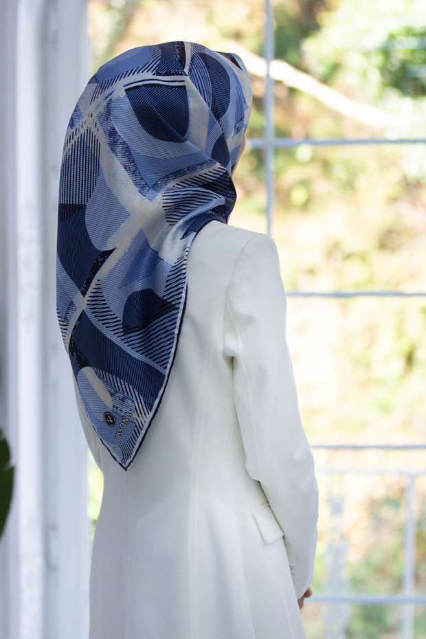 Twill İpek Eşarp - 1