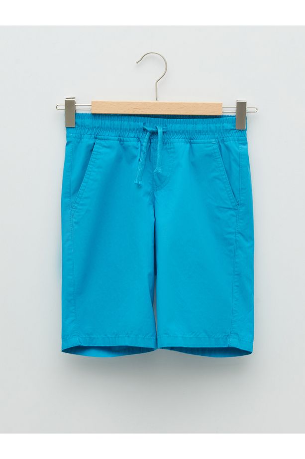 Beli Lastikli Basic Poplin Erkek Çocuk Şort - 1