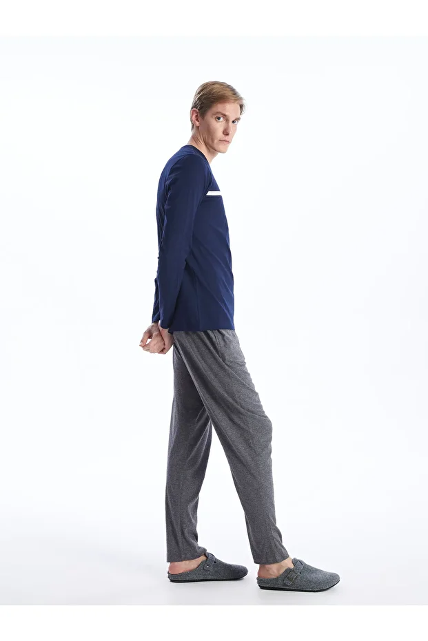 Standart Kalıp Erkek Pijama Takımı - 3