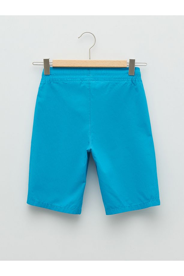 Beli Lastikli Basic Poplin Erkek Çocuk Şort - 2