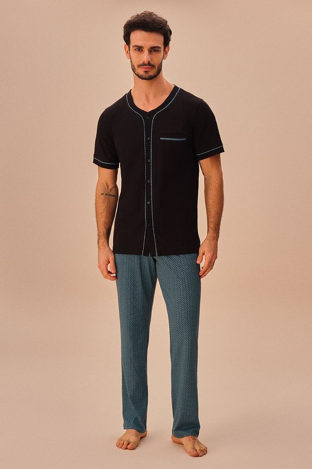 Davin Erkek Maskülen Pijama Takımı - 2