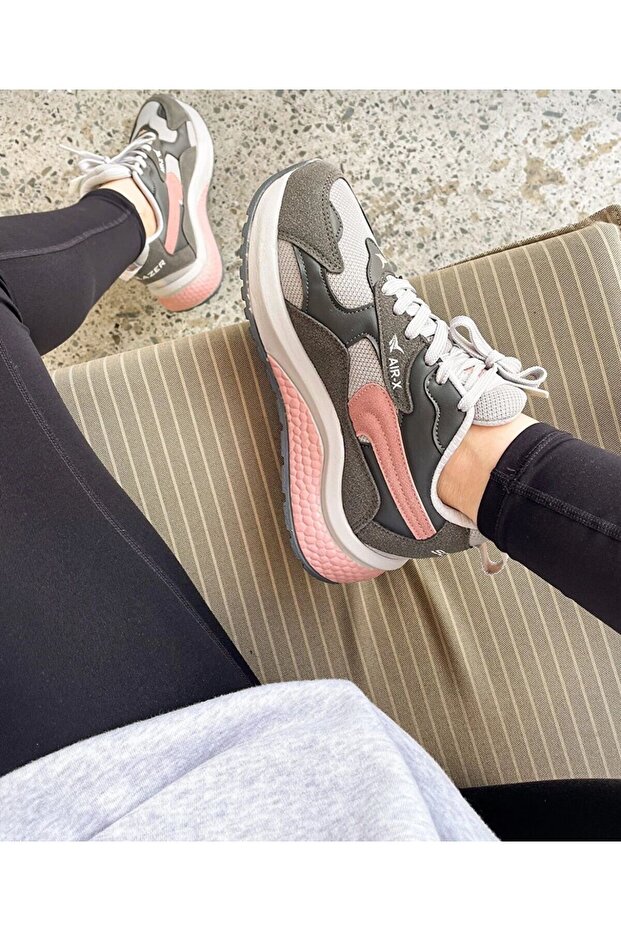 Women's Sneaker Casual Gray Sports Shoes
