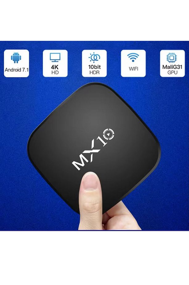 4k Ultra Hd Android Tv Box Mx10 Ram:1gb Rom:8gb Android 7.1 Media Player - 3