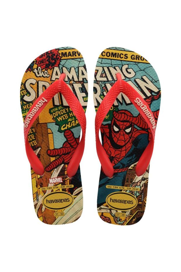 Havıanas Top Marvel Classics Kids Beige/Ruby Red