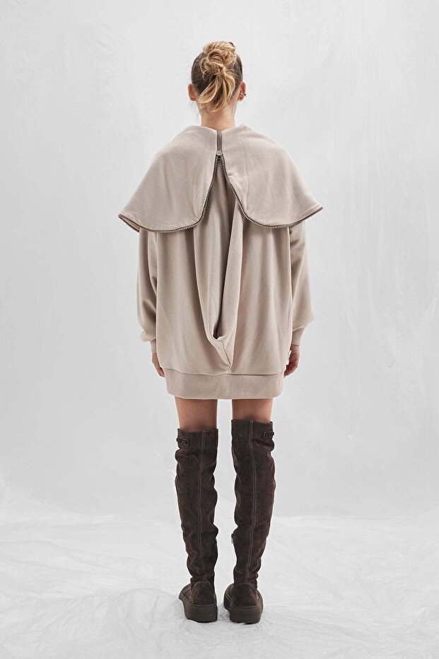 Bej Sweatshırt 14313 - 3