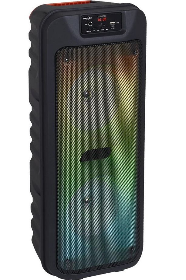 Mikrofonlu Bluetooth Hoparlör Led Işıklı Sd Kart Fm Usb Ve Mikrofon Girişli Speaker - 3
