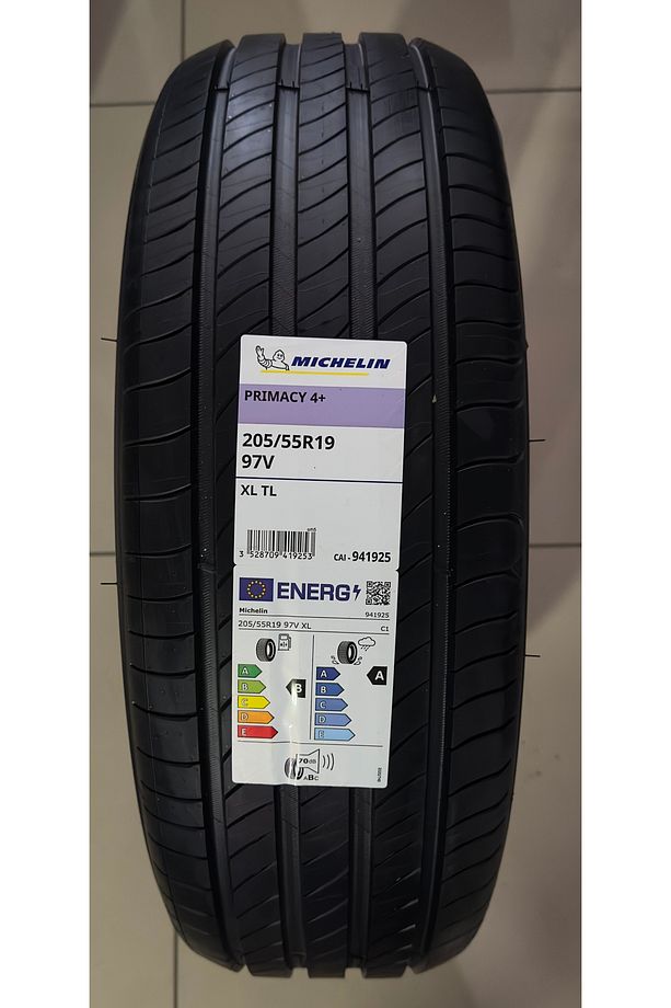 MİCHELİN 205/55R19 97V XL Primacy 4+ (PLUS) Yaz Lastiği 2024 Üretim - 1