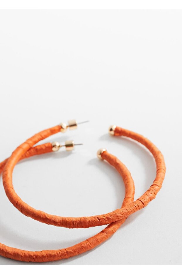 Hasır halka küpe - 1