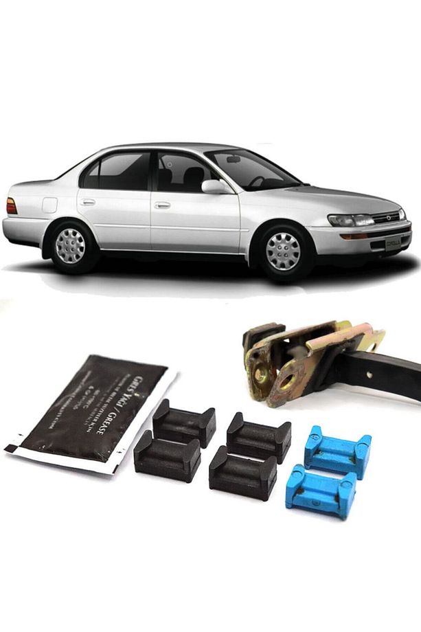 Toyota Corolla Uyumlu Kapı Gergi Kolu (limitör) Tamir Kiti (2 Kapı Set) 1993-1999 - 1
