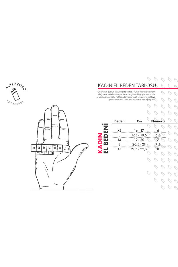 Rainbow Kadın Deri Eldiven - 5