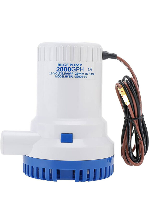 12 Volt 2000 GPH Sintine Pompası - 1