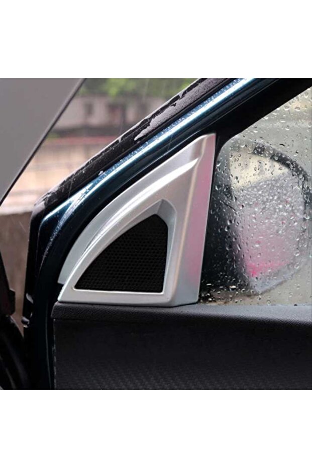 مكبر صوت فضي مطلي - متوافق مع 3008 2016+ - 4