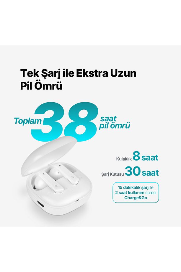 AirBeat Pro Max ANC Gerçek Kablosuz TWS Bluetooth Kulaklık - 6