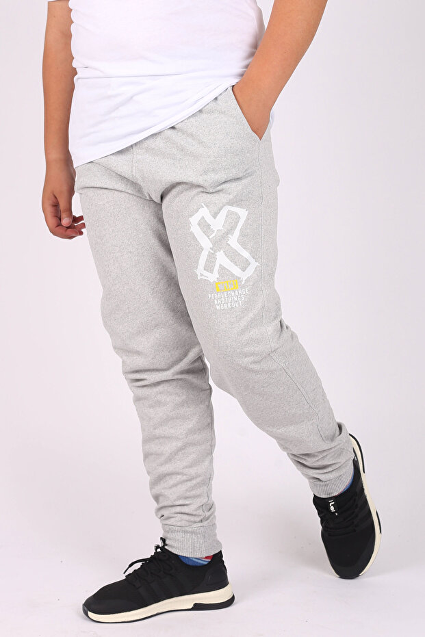 Win X Print Detailed 2 Rope Boys Sweatpants