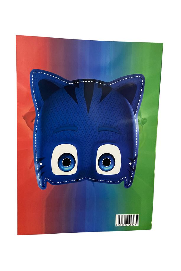 PİJAMASKELİLER SETİ BOYAMA KİTABI + STİCKER + MASKE + 3 ADET PİJAMASKELİLER FİGÜRÜ - 8