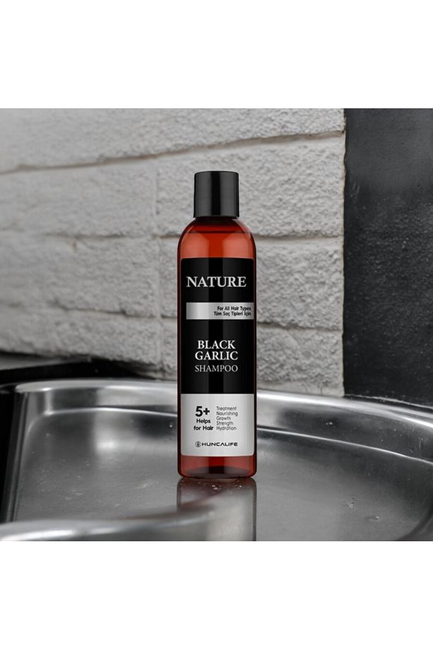 Nature Siyah Sarımsaklı Şampuan (Black Garlic Shampoo) - 350ml X2 - 3