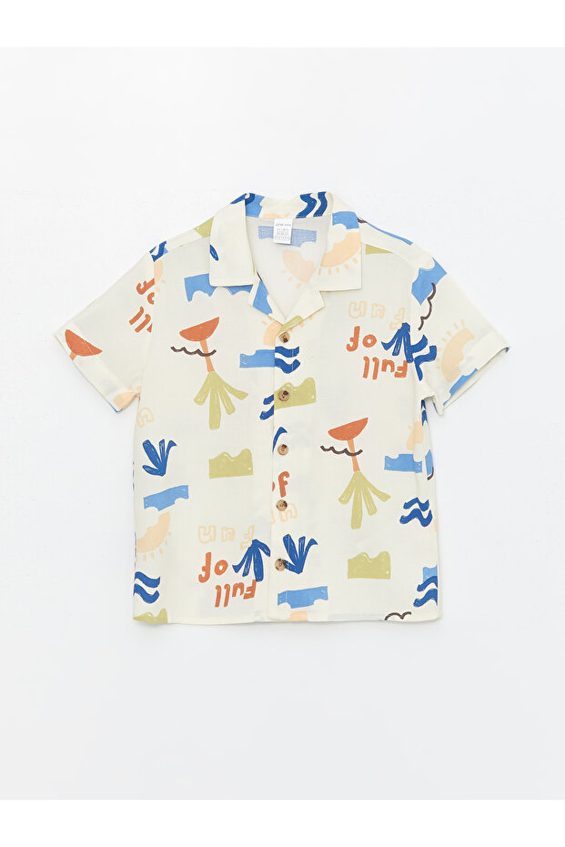 Short Sleeve Printed Baby Boy Shirt