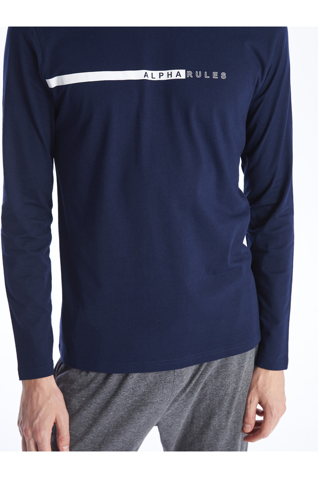 Standart Kalıp Erkek Pijama Takımı - 4
