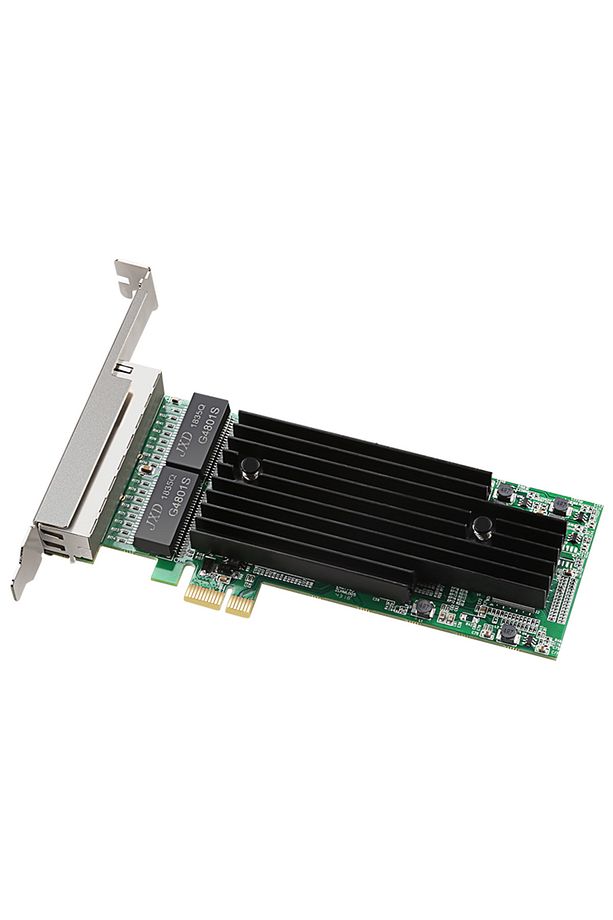 4 Port Intel 82575EB-T4 1GbE Uyumlu PCIe X1 Ethernet Kart - OPS7291NT - 4