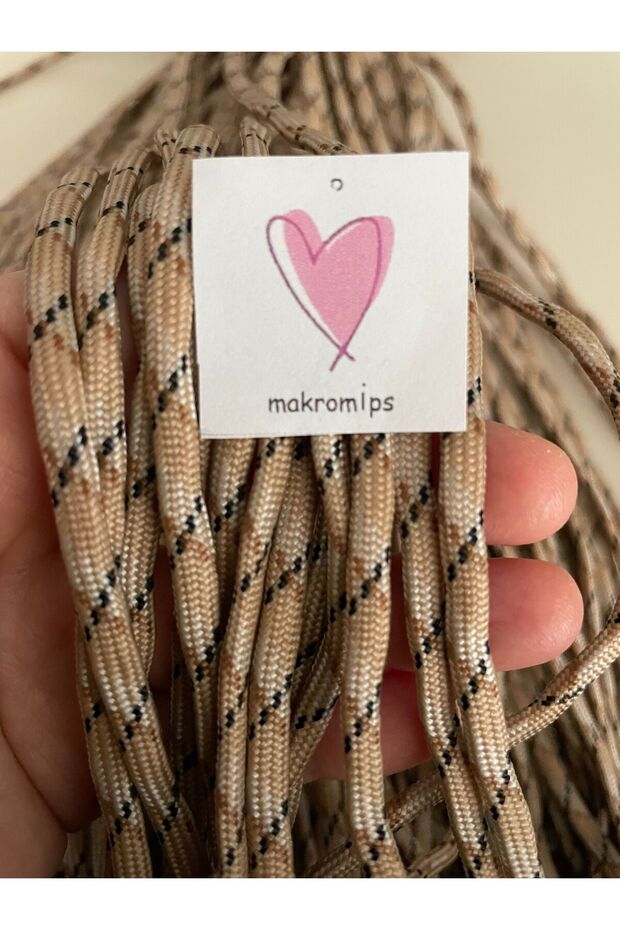 PARACORD İP 4mm 7 ÇEKİRDEK (5 metre) PARAŞÜT KORDON BİLEKLİK KAMP ÇADIR HALHAL ÇANTA ŞAPKA İPİ - 1